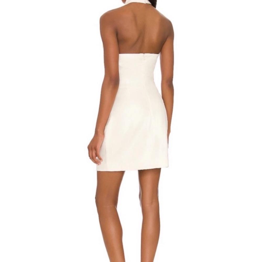 ASTR THE LABEL IVORY CHOKER DRESS